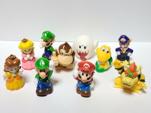 中古品 スーパーマリオ マリオパーティ 指人形 フィギュア 10点セット レア