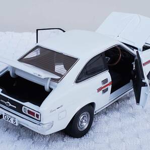 ピットロード 1/24 ドア開閉、タイヤ回転舵取り ニッサン サニー 1200 クーペ GX-5/GX 1972年式 ミニカー PIT ROADの画像7