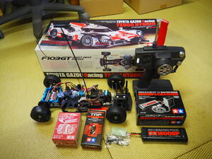 ◎1円から売り切り◎　TAMIYA 1/10 電動ＲＣカー　TOYOTA GAZOO Racing TS-050 HYBRID F103GTシャーシ 　　　　　