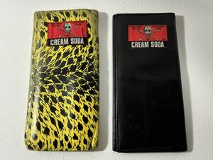 1円スタート 送料込み CREAM SODA クリームソーダ 長財布 ピンクドラゴン ヒョウ柄 2個セット