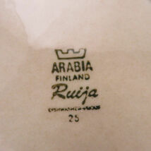 ARABIA アラビア Ruija ルイージャ スープ皿 2枚 ペア 20cmプレート パスタ 深皿 SM1690E_画像4