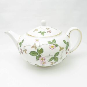 美品 WEDGWOOD ウェッジウッド ワイルドストロベリー ティーポット SM1743A2