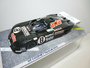 1/43　DE CADENET Ford #8 LM 1979　Bizarre レジンモデルカー　　24/1M(2)1-7