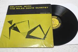 MILES DAVIS QUINTET Relaxin' PRESTIGE PRLP-7129 LP mono w 50th RVG deep groove