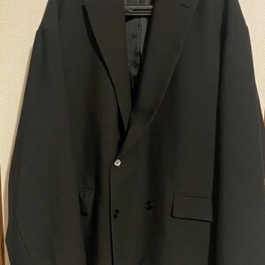 ★ soerte ソエルテOversized double-breasted jacket オーバーサイズダブルブレストジャケット JKT テーラードジャケット　ブラック