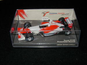 Paul's Model Art MINICHAMPS ミニチャンプス1/43 トヨタ TF102プロモーショナル ショーカー TOYOTA TF102 PROMOTIONAL SHOWCAR F1