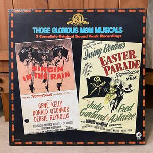 LP 2枚組 THOSE GLORIOUS MGM MUSICALS Singin'in THE RAIN FASTER PARADE フレッド・アステア　ミュージカル