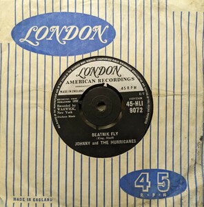 ☆JOHNNY&THE HURRICANES/BEATNIK FLY1959'UK LONDON7INCH