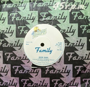 ◎特選◎FAMILY/BOOM BANG1973'UK RAFT7INCH