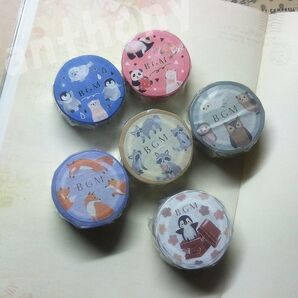 BGM マステ6本セット