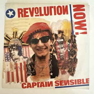 Captain Sensible - Revolution Now ☆UK ORIG 7″☆THE DAMNED☆89年作3rdアルバムからのシングルカット