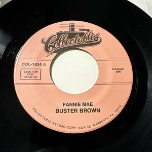 Buster Brown - Fannie Mae / Is You Or Is You Ain't ☆US Re 7″☆OLDIES☆R&B☆アメリカングラフィティサントラ収録