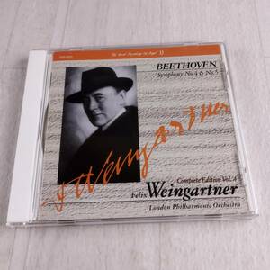 1MC11 CD フェリックス・ワインガルトナー ワインガルトナー大全集 第4集 ベートーヴェン 交響曲第4番