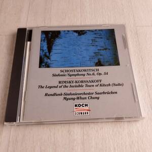 1MC11 CD SCHOSTAKOWITSCH Sinfonie Nr.6 etc MYUNG-WHUN CHUNG 