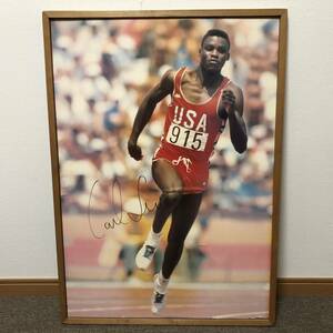  Karl Lewis с автографом фото постер # наземный Olympic Medalist игрок M0205