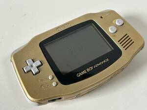 ⑩j205◆Nintendo 任天堂◆ゲームボーイアドバンス AGB-001 GAMEBOY ADVANCE GBA 本体 ゴールド