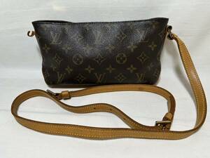 本物 ルイヴィトン LOUIS VUITTON モノグラム トロター　ショルダーバッグ ジャンク扱い【rry290 M51240 SL0062 ジャンク品 鞄 正規品】