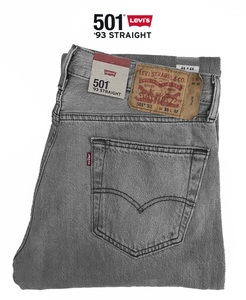 ★新品タグ付■Levi'sリーバイス 501 '93 STRAIGHT JUST GOT TO BEグレー/798300278/33■在庫限り■