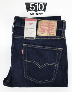 新品タグ付き■Levi'sリーバイス/ 510 スキニーSKINNY ジッパーフライ ストレッチ55100519/34■在庫限り■