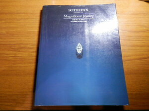 サザビーズ　カタログ　ジュエリー　1986.10
