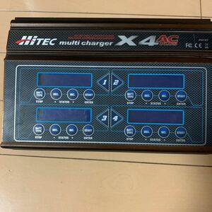 【HITEC MULTI CHARGER マルチチャージャー X4 AC PLUS 充電器　現状品