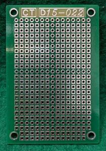 送料６３円片面ユニバーサル基板ガラスエポキシ両面スルーホール穴明き基板サイズ69mm×46mm送料全国一律６３円