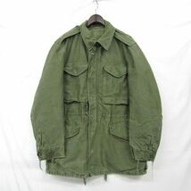 50s 米軍実物 サイズ S-L U.S.ARMY M-1951 フィールド ジャケット オリーブ グリーン ミリタリー 古着 ビンテージ 3F1809_画像1