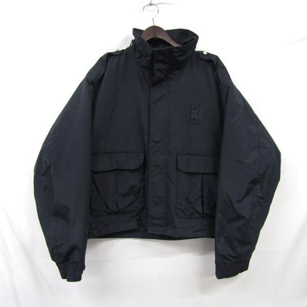 代引き人気 USA製アメリカ古着90s企業刺繍ロゴポリスジャケット 代引き人気 USA製アメリカ古着90s企業刺繍ロゴポリスジャケット