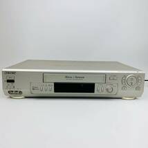SONY VHS ビデオデッキ SLV-R550_画像1
