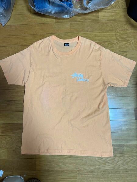 STUSSY メンズ　半袖Tシャツ 半袖　Tシャツ オレンジ色