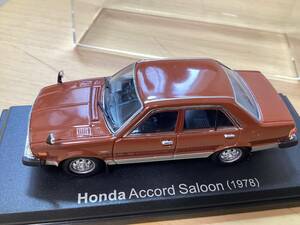 国産名車　コレクション 1/43 ホンダ　アコードサルーン　1978 ケースクラック有り　定形外350円