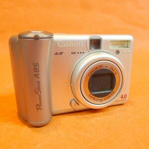 b013 ジャンク品 Canon power shot A85 コンパクトデジタルカメラ 電池式 幅10㎝×高さ6㎝×奥行4.5㎝ /60