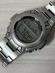 稼働品 CASIO G-SHOCK MR-G カシオ Gショック MRG-100 クオーツ メンズ 腕時計 デジタル ステンレス 送料無料