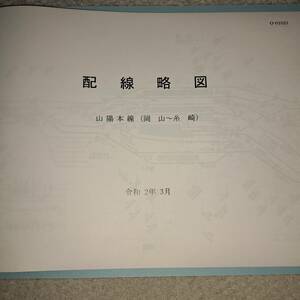 JR西日本　令和２年３月　山陽本線(岡山～糸崎)　配線略図