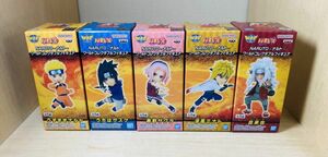 未開封 フィギュア NARUTO ナルト ワールドコレクタブル 全5種セット ナルト サスケ サクラ 波風ミナト 自来也 ワーコレ