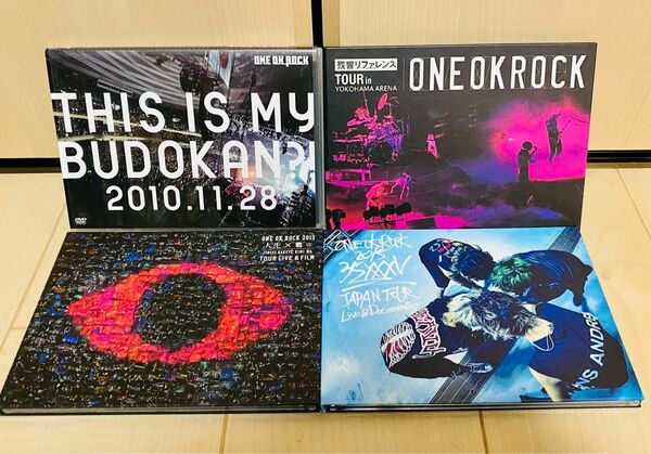 ONE OK ROCK ライブ DVD & Blu-ray 4枚セット