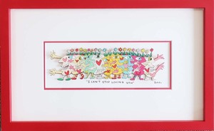 JAMES RIZZI ジェームス・リジィ「I can't stop loving you」● 3Dシルクスクリーン ● 350部 ● 2001年 ● 立体アート ● 