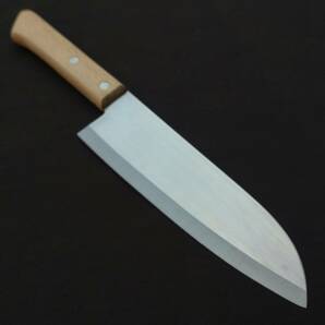 三徳包丁 万能包丁 洋包丁 high cooking STAINLESS STEEL 刃長約160㎜ 両刃 庖丁 未使用保管品 Japanese Kitchen Knife 【4724】【b】の画像2