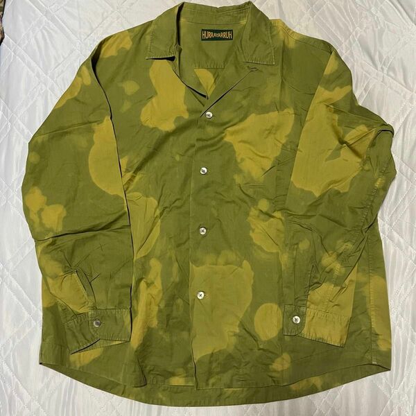 17AW HURRAY HURRAY オゾンシャツ Moss Green 2 コットン 長袖 BRU NA BOINNE