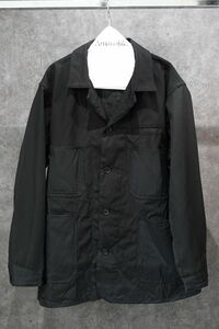 19SS BRU NA BOINNE ピンケットジャケット Black 1 コットン リヨセル ブラック メンズ ブルーナボイン