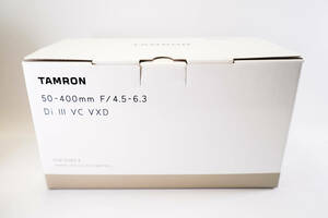 【美品】TAMRON 50-400mm F/4.5-6.3 Di III VC VXD Model A067 SONY Eマウント用 