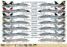 DXMデカール 91-7128 1/72 USN F-14D トムキャット VF-31 Tomcatters_画像2