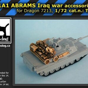 ブラックドッグ T72003 1/72 M1A1 エイブラムス イラク戦争 （ ドラゴン 07213用，7 レジンパーツ）の画像5