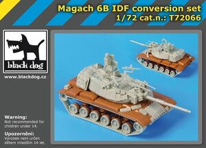 ブラックドッグ T72066 1/72 マガフ 6B イスラエル国防軍 コンバージョンセット （ レベル用）