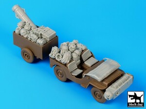 ブラックドッグ T35110 1/35 イギリス ジープ 空挺隊 降下前 アクセサリーセット(ブロンコ)