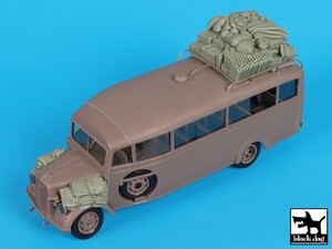 ブラックドッグ T35171 1/35 ドイツ オペルブリッツ 3.6-47 オムニバス アクセサリーセット(ローデン)