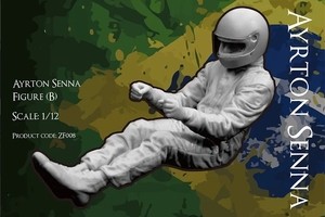 ZoomOn ZF008 1/12 アイルトン セナ フィギュア（Ayrton Senna Figure）(B)