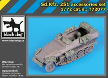 ブラックドッグ T72077 1/72 Sd.Kfz.251 アクセサリーセット （ ドラゴン用）_画像1