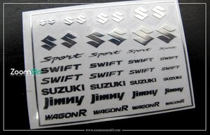 ZoomOn ZD035 1/24 Suzuki metal sticker 