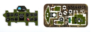 ヤフーモデル YMA4825 1/48 A6M2（三菱色）計器盤 (タミヤ用）